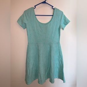 (S) Divided H&M Baby Pastel Blue Floral Dress